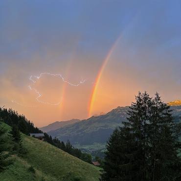 Auch Marie Ruchti von Ried hat eine wunderbare Wetterstimmung festgehalten