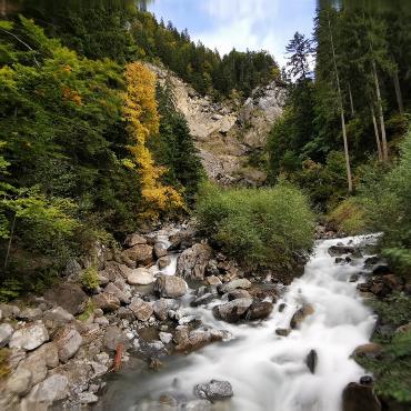 Herbst im Kiental I. Bild: Paul Wermuth