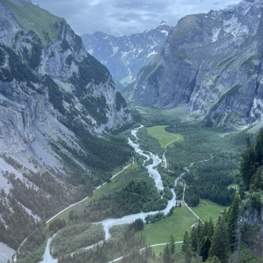 Sicht ins Gasterntal - Bild: Erika Bärtschi
