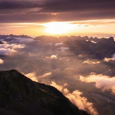 Himmlischer oder «ärdeschöner» Sonnenuntergang, fotografiert von Simon Schuhmacher