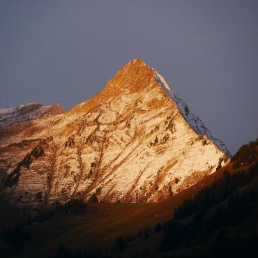 Fromberghorn im Morgenlicht. Foto: Therese Zaugg