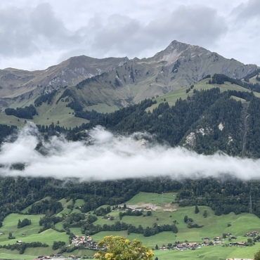 Morgenstimmung von Scharnachtal aus aufgenommen von Chlaus Lötscher.