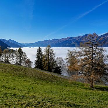 Oben blau, unten grau: Bild: Martin Wenger