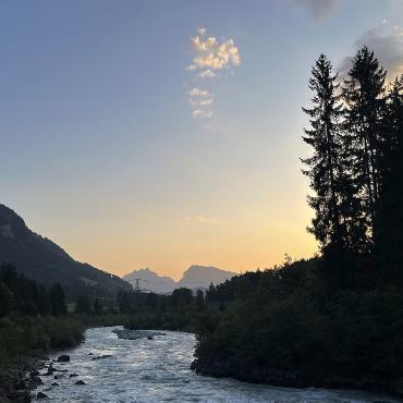 Schwandi Ey an einem Sommermorgen - Bild: Ulrich Vogt