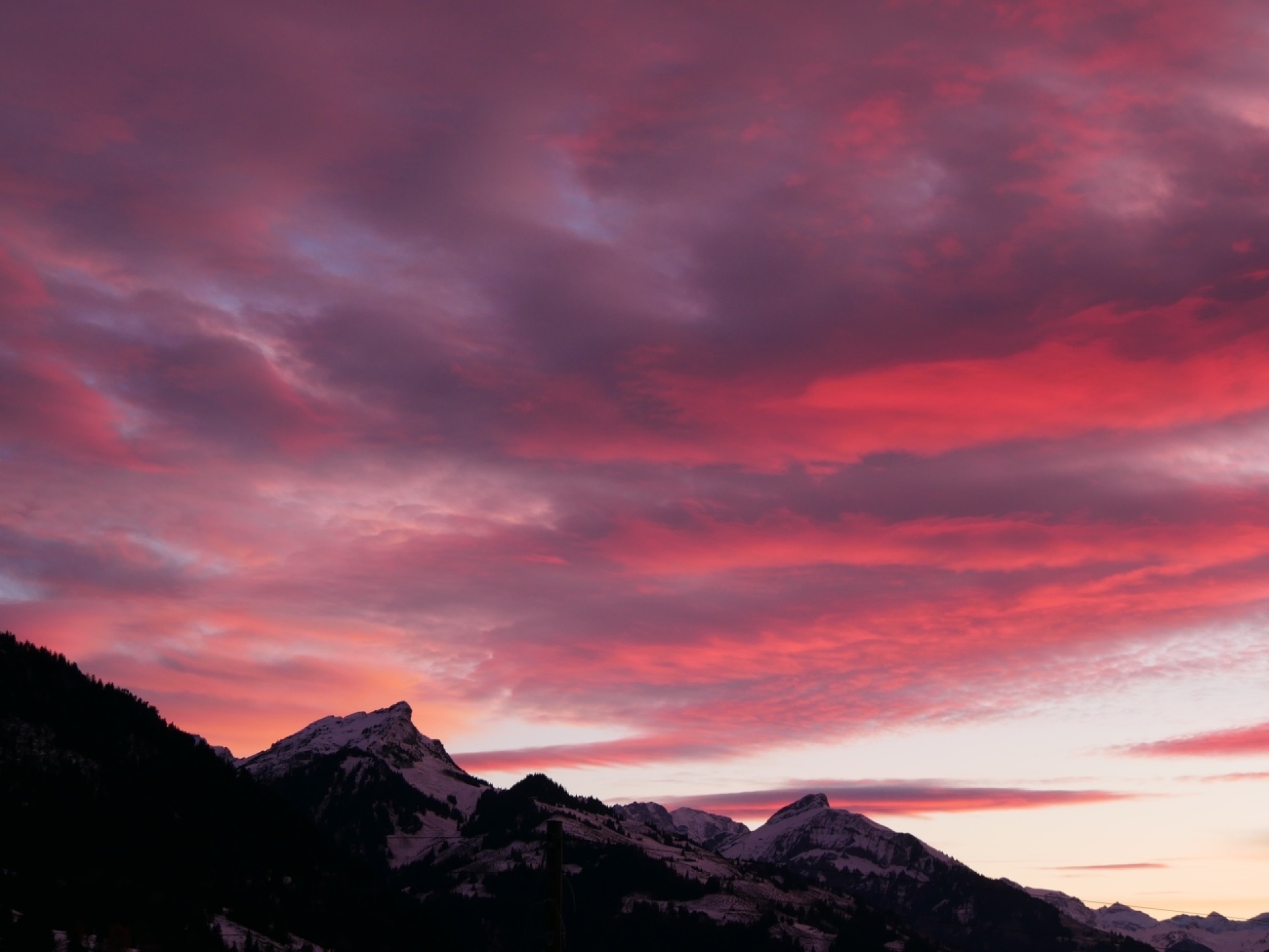 Fantastisches Abendlicht fotografiert von Therese Zaugg