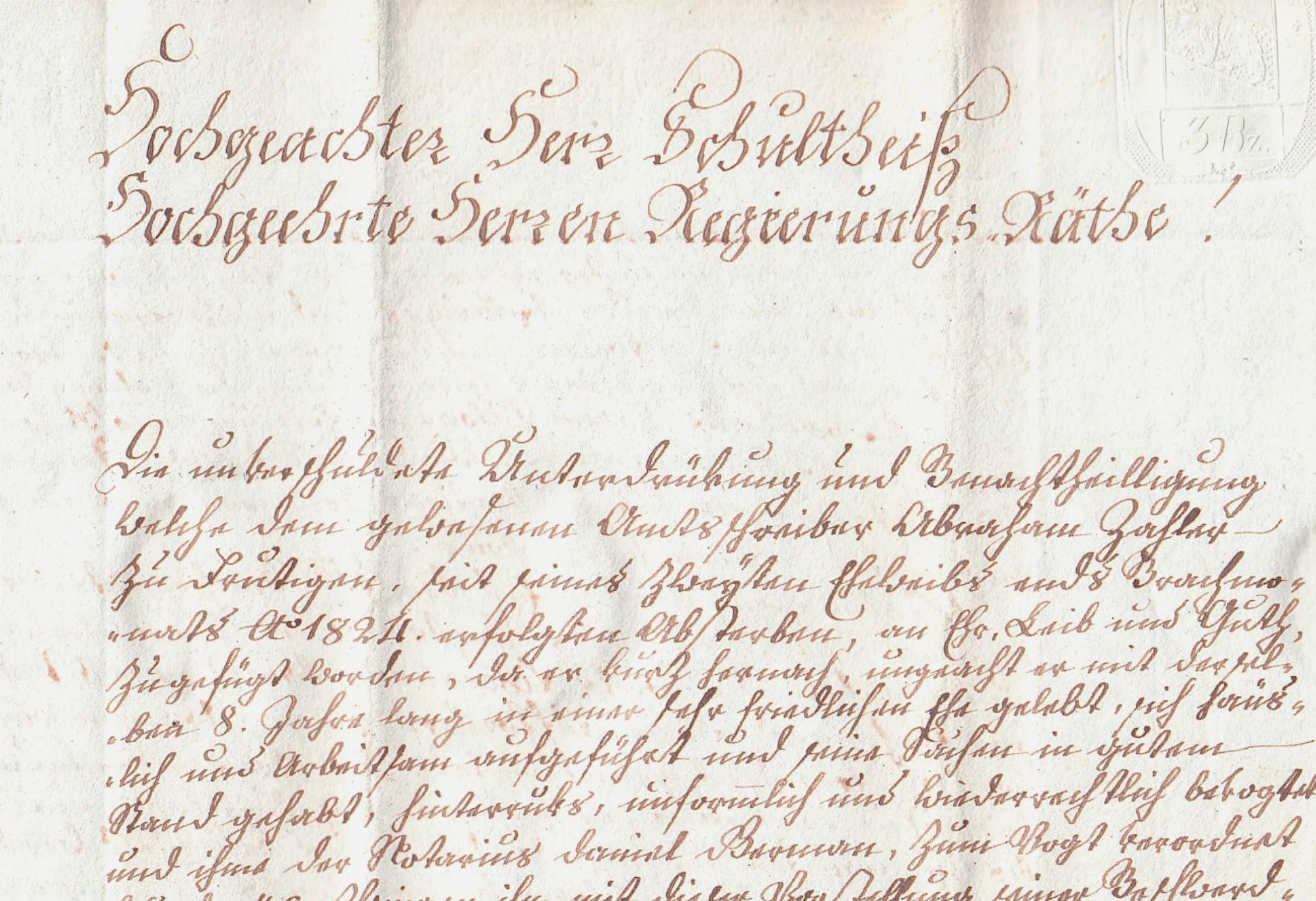 Das tragische Leben des Amtsschreibers Abraham Zahler - Das Bild wird blockiert. – Möglicherweise durch einen aktiven Adblocker.