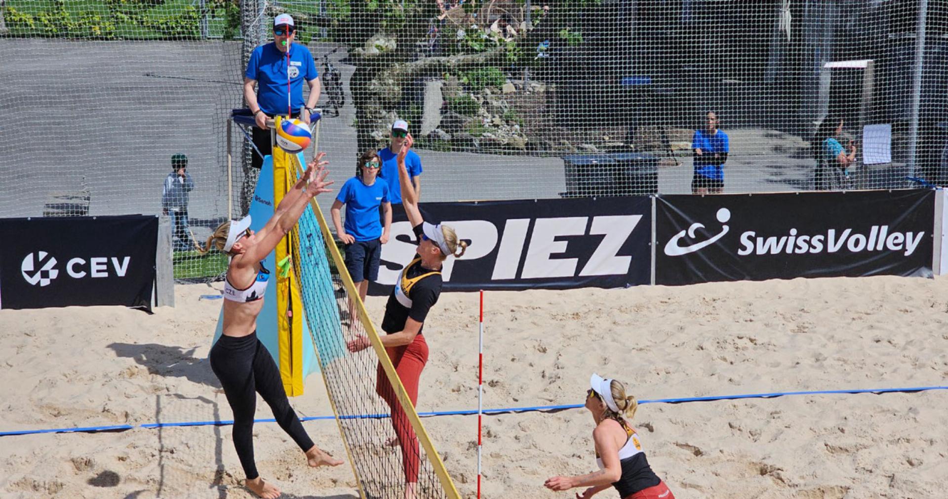 Im Beachvolleyballfieber