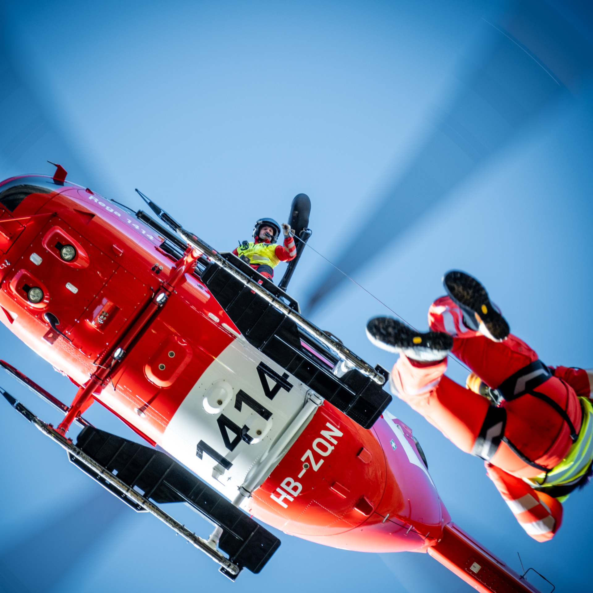 Rega war über Auffahrt stark gefordert