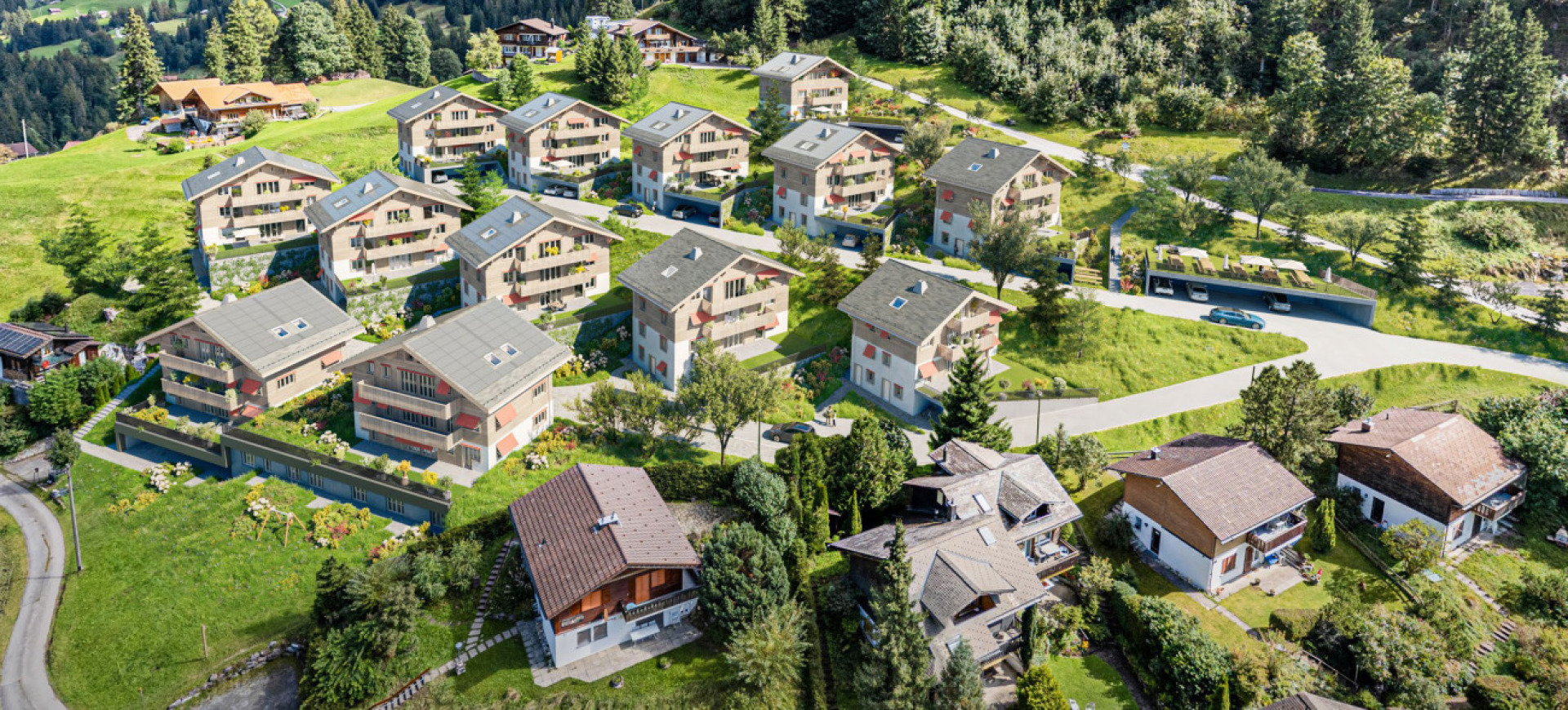 Wohnquartier in Planung