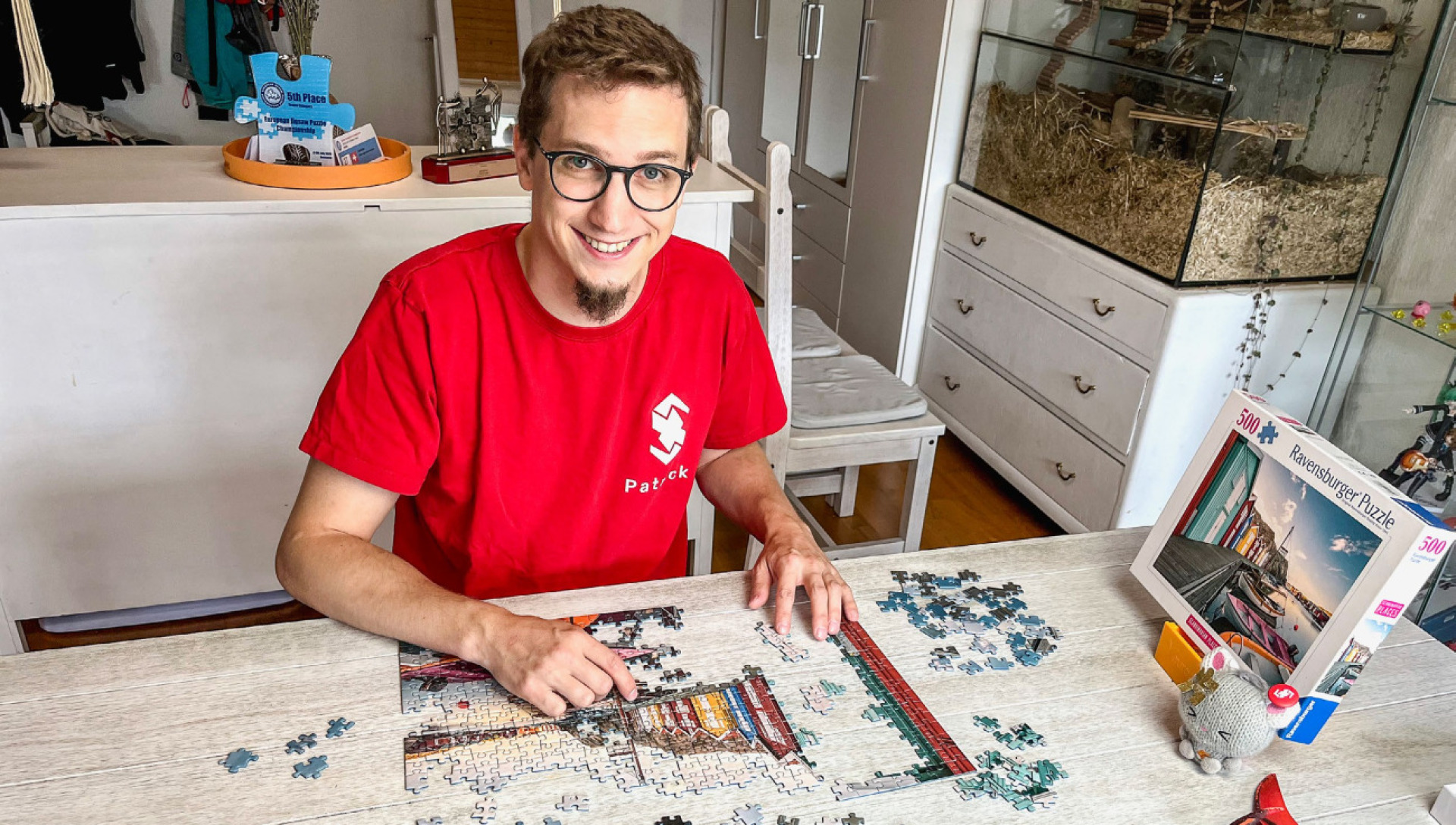 Ein Frutiger im Puzzle-Wettkampfstress - Das Bild wird blockiert. – Möglicherweise durch einen aktiven Adblocker.