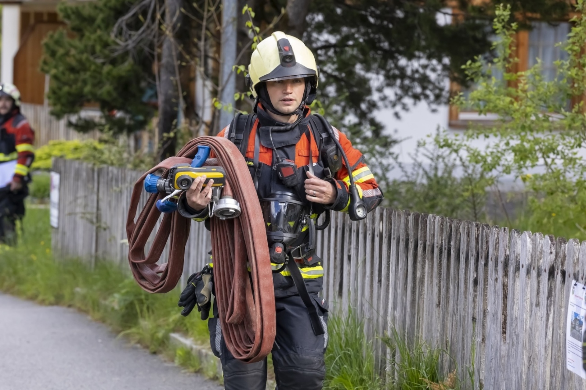 Grosse Feuerwehrübung in Kandersteg 2024