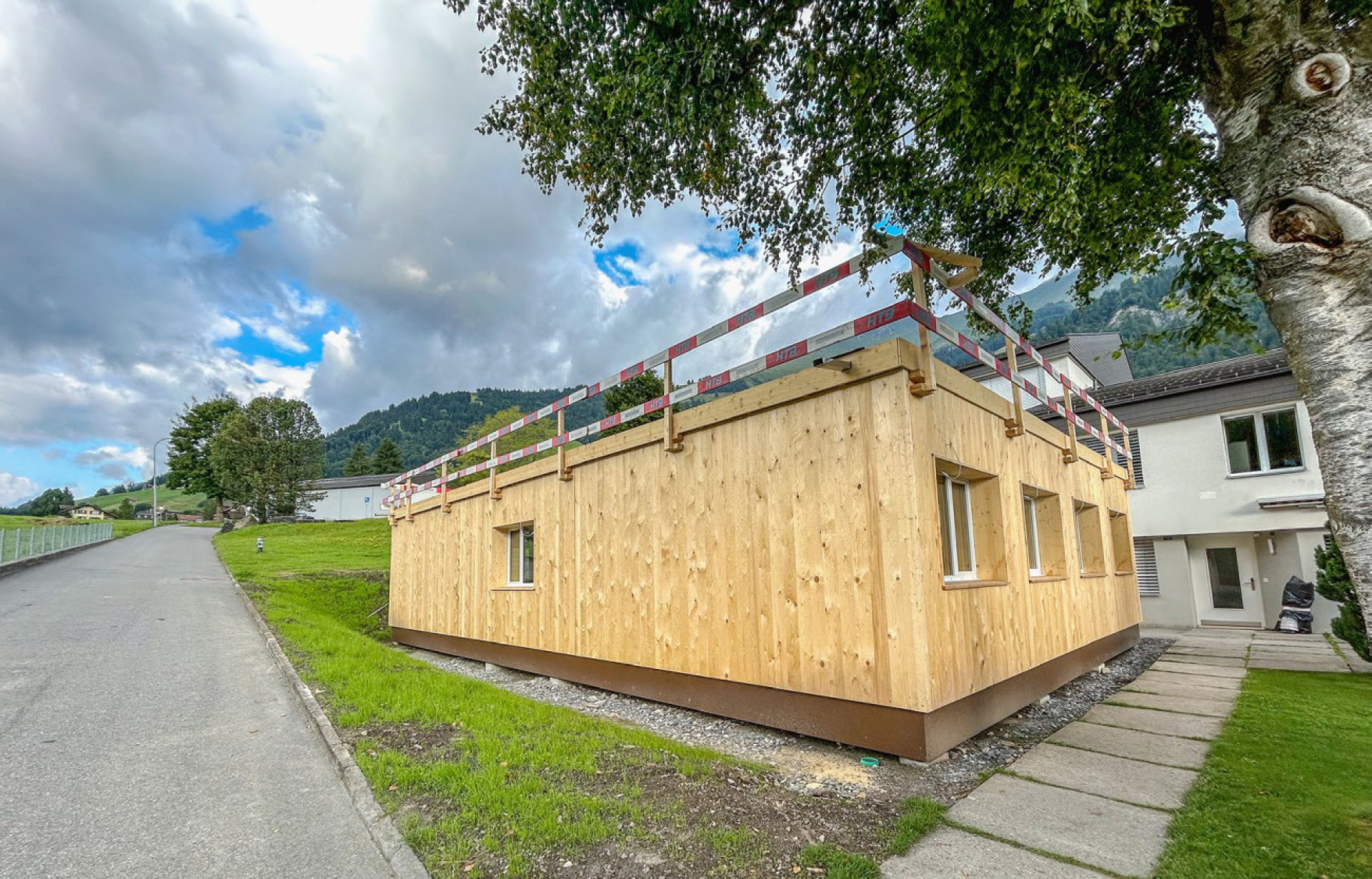 Das Provisorium steht bereit