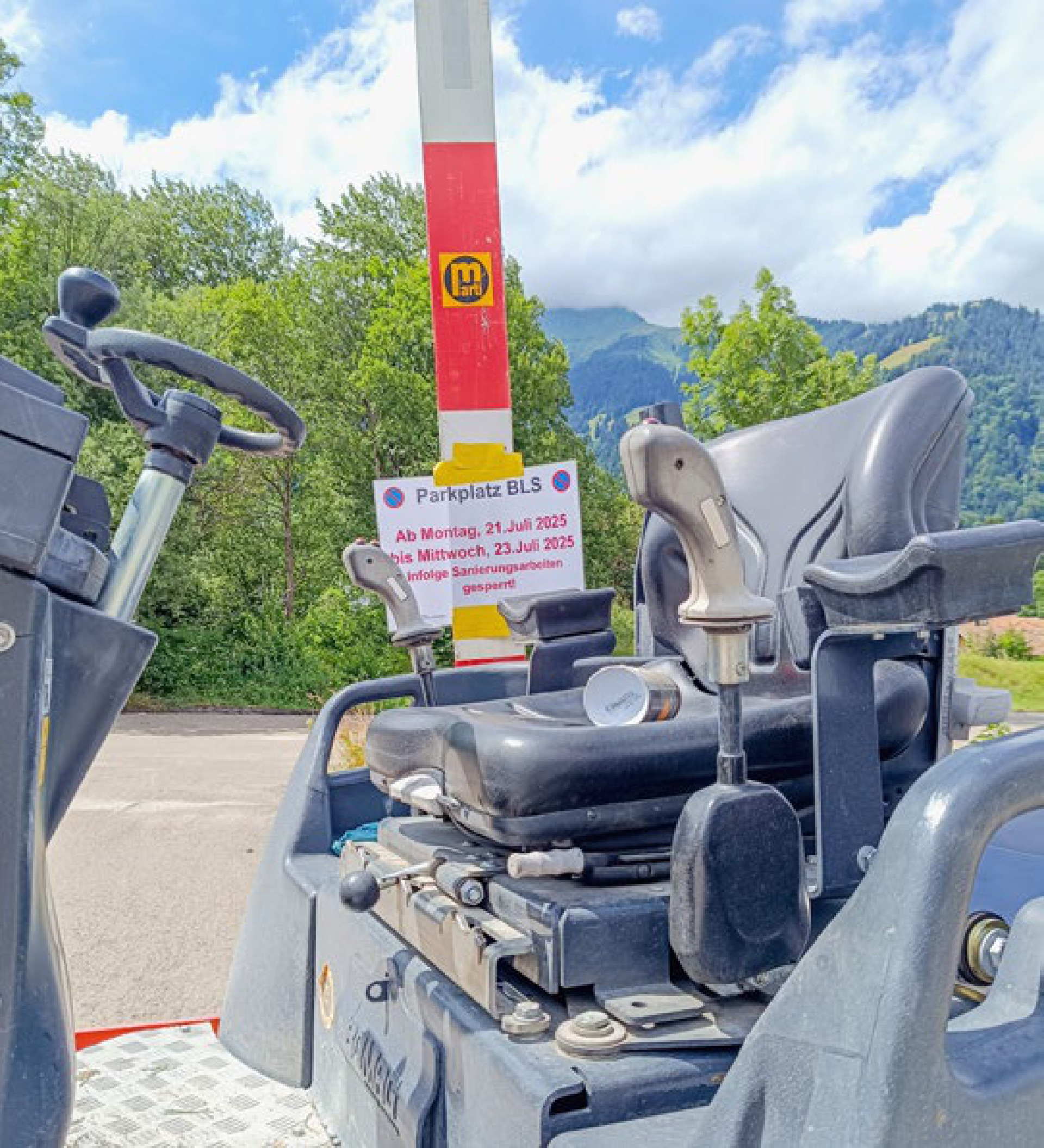 BLS-Parkplatz ohne Schlaglöcher