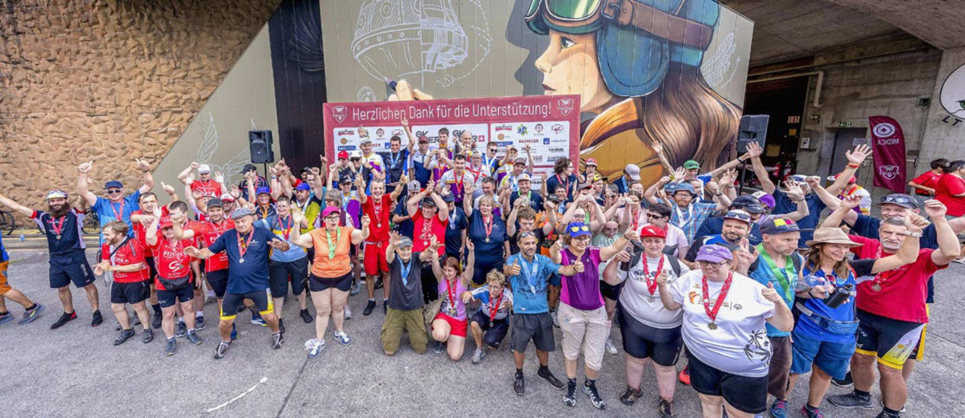 Strahlende Gesichter und grosse Emotionen bei den Special-Olympics-Radrennen