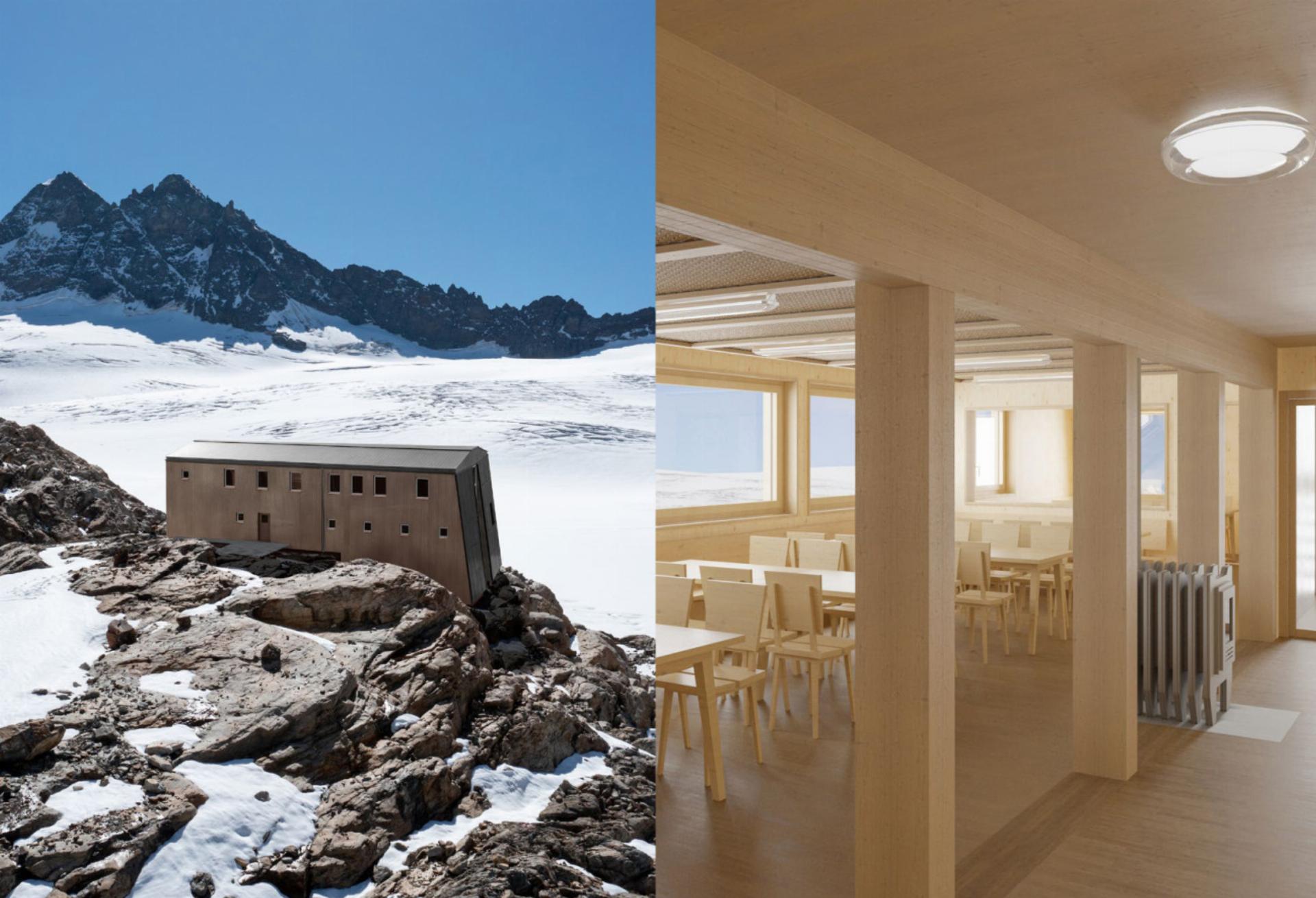 Start der Mutthornhütte – die erste autarke SAC-Hütte