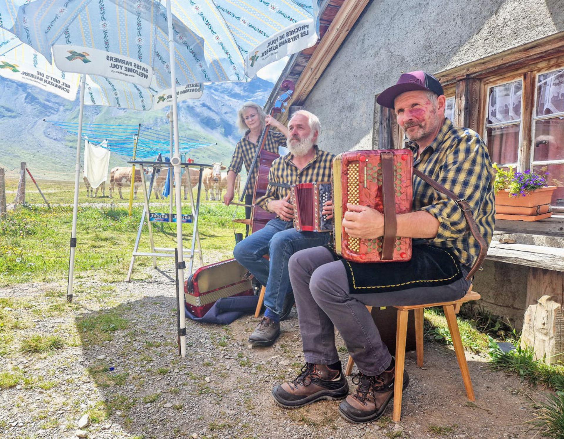 Ländlertreffen mit Musikern aus dem Tal