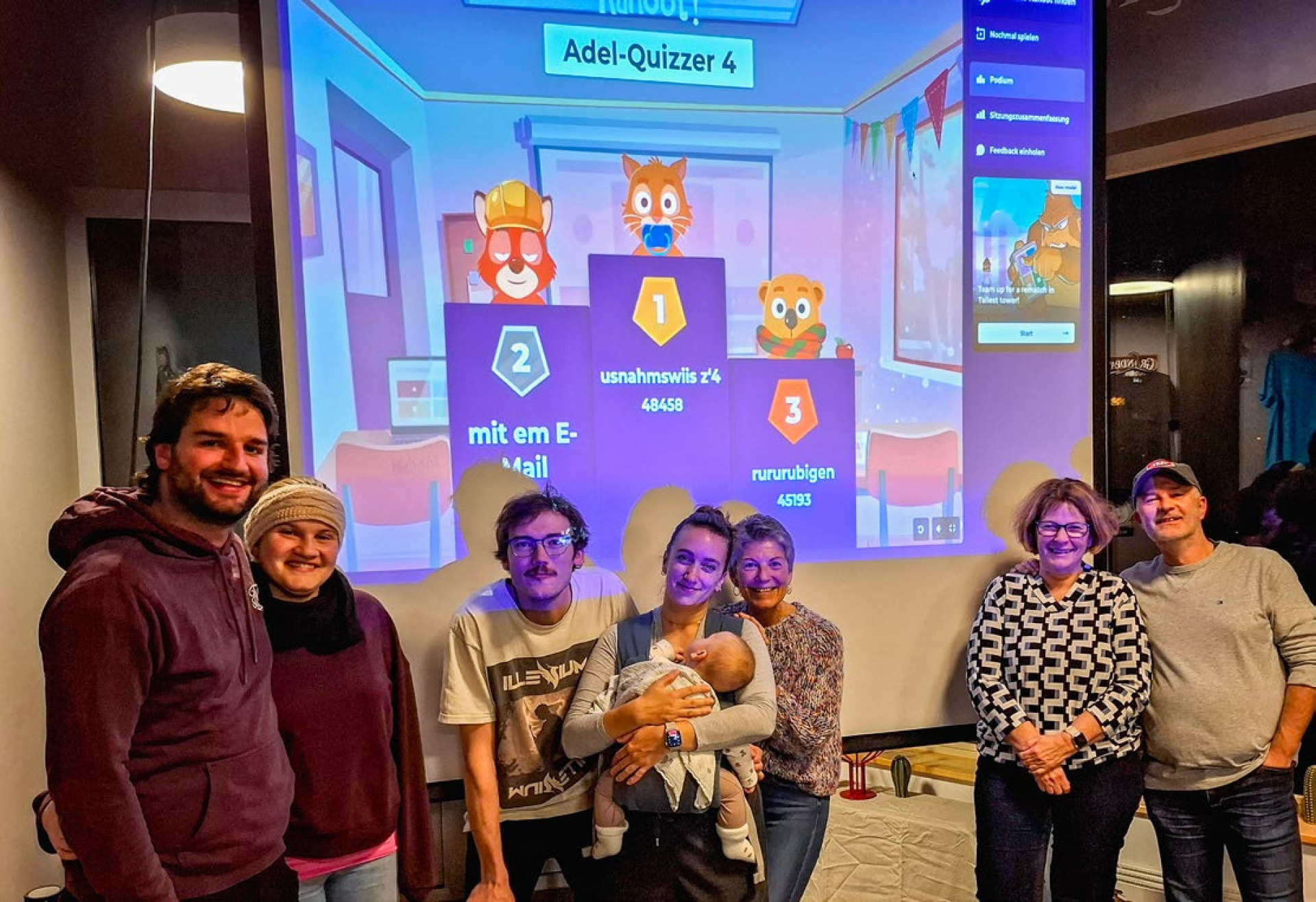 Rätselspass mit Kahoot in Adelboden - Das Bild wird blockiert. – Möglicherweise durch einen aktiven Adblocker.