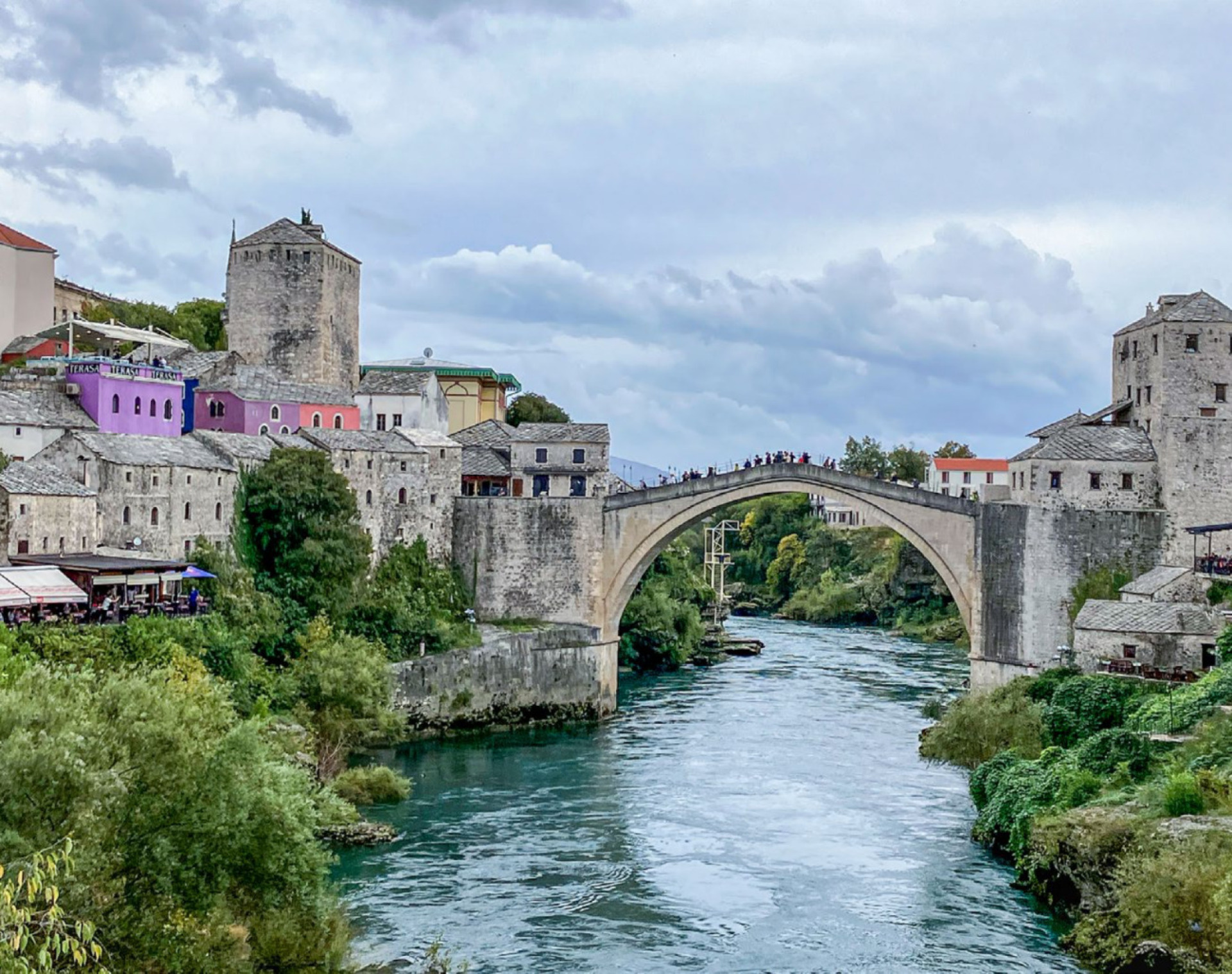 Die Brücke von Mostar stand weit oben auf dem Reiseprogramm. 