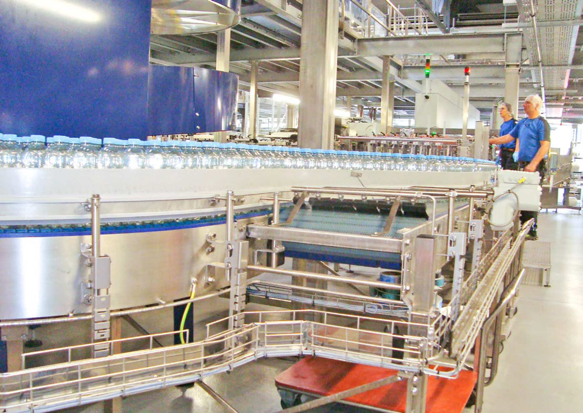 Mineralquellen zeigen die Anlage