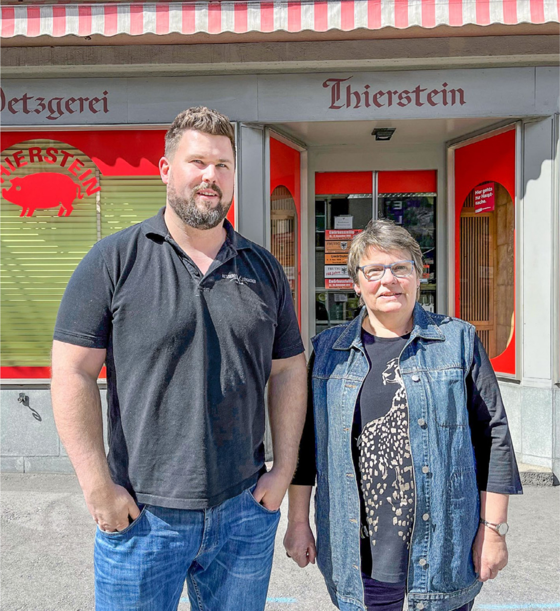 Jonas Lengacher übernimmt das Geschäft von Rosmarie Thierstein. BILD: PETER ROTHACHER