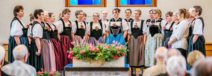Jung und Alt traten am Jodlerfest gegeneinander an. BILD: ZVG