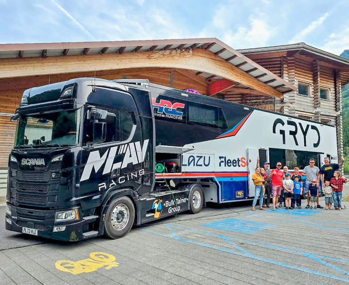 Weltklasse im Frutigland: Truck und Träff-Fans. BILD: ZVG