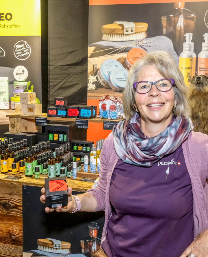 Silvia Zurbrügg war am Freitag für puralpina AG im Einsatz.
