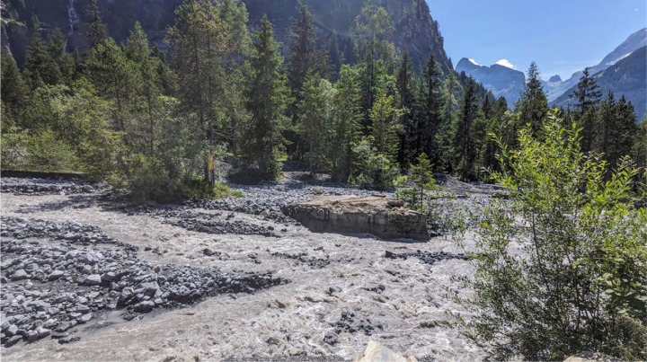 Immer wieder verändern Geschiebe und Murgänge den Lauf des Öschibachs und gefährden bestehende Wege und Strassen. BILD: ZVG / GEMEINDE KANDERSTEG