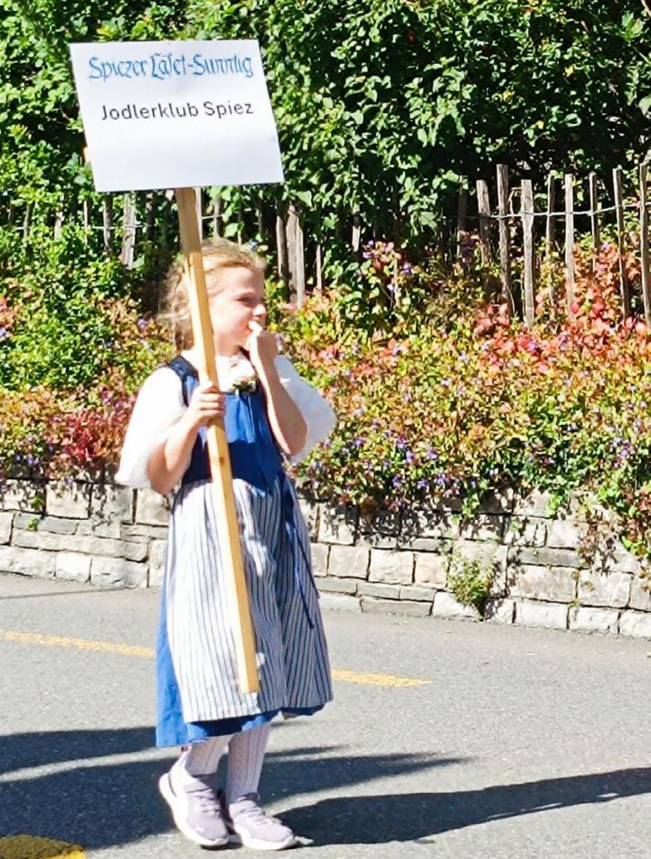 Süsse Ankündigung des Jodlerklubs Spiez BILDER: JACQUELINE RÜESCH