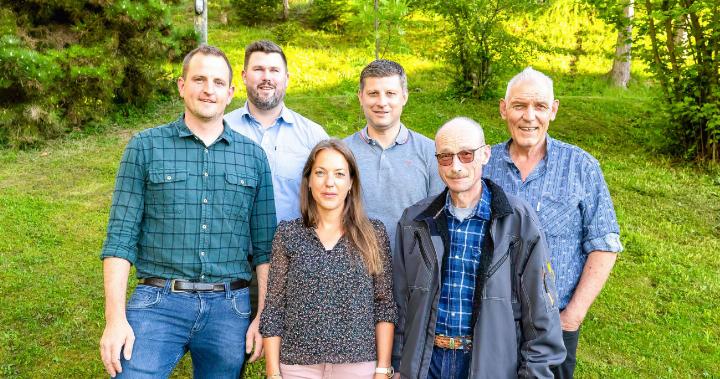 Der aktuelle Vorstand: Niklaus von Känel, Jonas Lengacher, Sonja Mösching, Bruno von Allmen, Theo Indermaur, Beat Christen (von links). BILD:MICHAEL SCHINNERLING