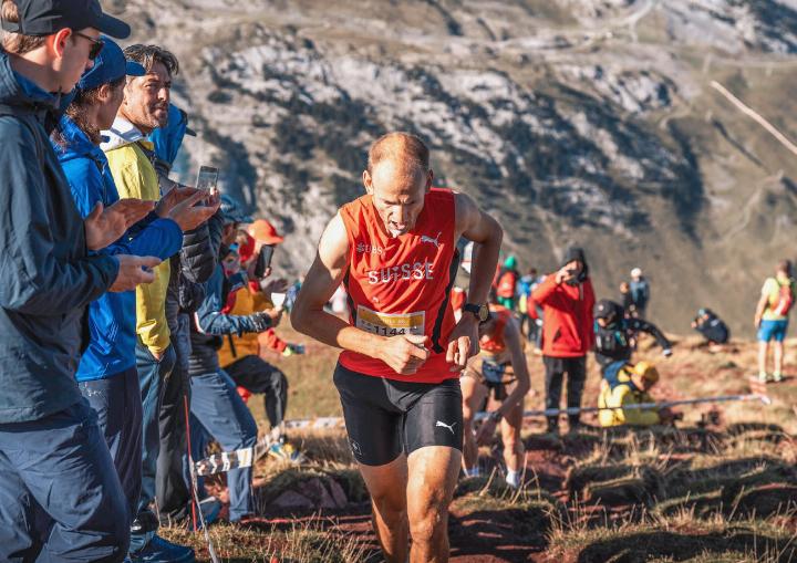 Jonathan Schmid war bei der Berglauf- und Trailrunning-Weltmeisterschaft im spanischen Canfranc als Teil des Schweizer Nationalteams im Einsatz.