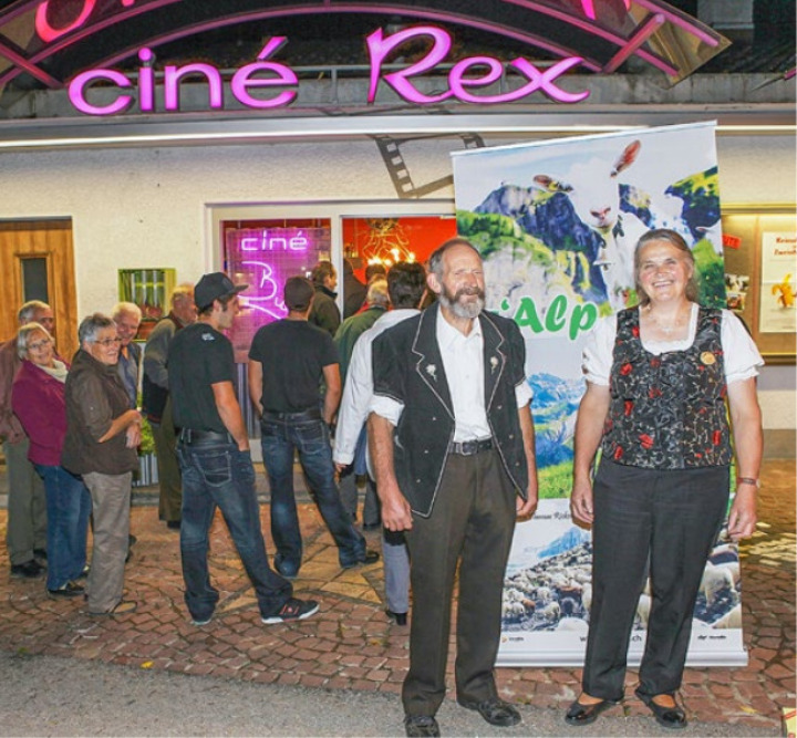 Sami und Elsbeth Pieren sorgen für ein volles Kino. BILD: REDAKTION