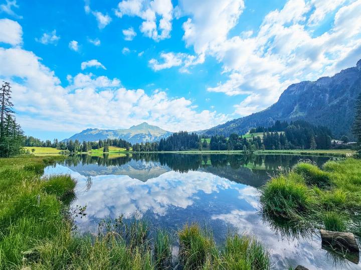 Auch ein Wert: die unzerstörte Schweizer Natur. Hier der Lauenensee. BILD: PIXABAY