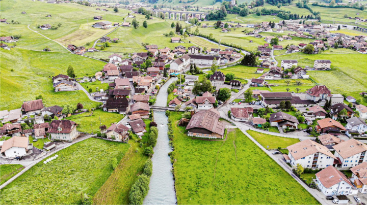 Kanderbrück ist im nationalen Inventar der schützenswerten Ortsbilder aufgeführt. BILD: ZVG