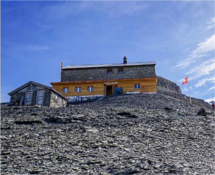 Die Blüemlisalphütte nach dem Umbau. ALLE BILDER: YVONNE SCHMOCKER