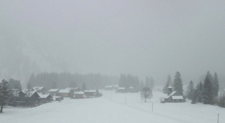 In den letzten Tagen wurde Kandersteg weiss eingefärbt. In der Langlaufszene hofft man nun auf einen besseren Winter als in den beiden Vorjahren. SCREENSHOT WEBCAM HOTEL-RESTAURANT BERNERHOF