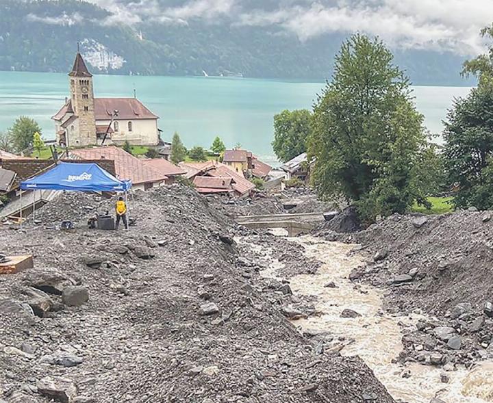 Der Milibach sorgte letztes Jahr in Brienz für grosse Schäden. BILD: ZVG
