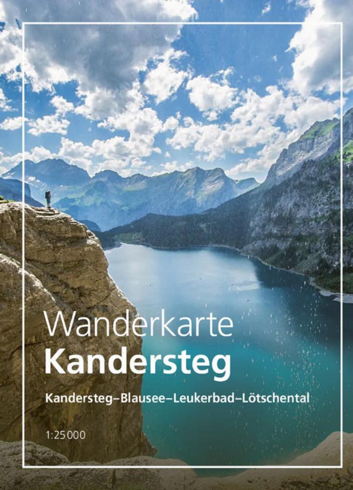 Titelbild der frisch gedruckten Wanderkarte