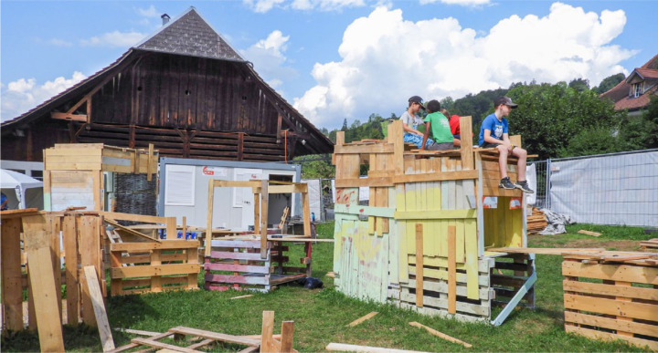 Bauen nach Herzenslust: Der Fantasie sind hier keine Grenzen gesetzt. BILD: MONYA SCHNEIDER