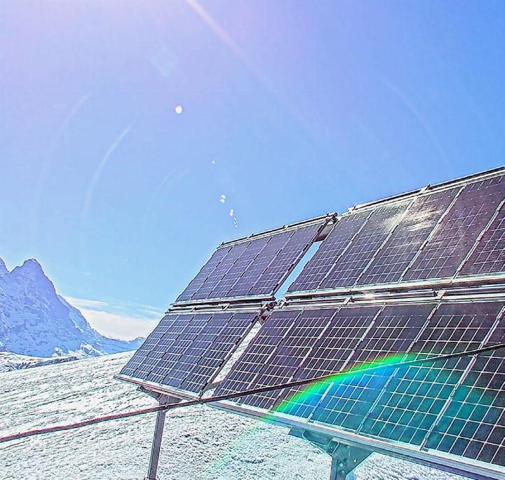 Die Testanlage Tschingel am 8. März 2025. BILD: ZVG