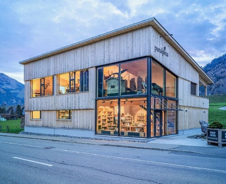 Puralpina erweitert ihren Betrieb im Vorderhasli mit einem Anbau. BILD: ZVG