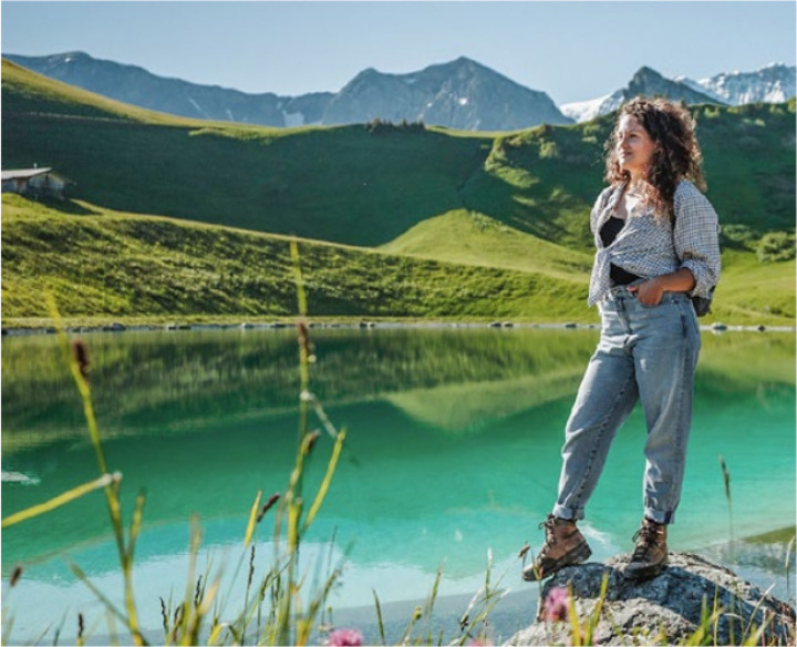 Der Speichersee Brenggen auf dem Hahnenmoospass BILD: ZVG / ANJA ZURBRÜGG