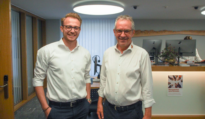 Dominik von Känel (l.) folgt auf Stefan von Allmen. BILD: RAHEL ROESTI