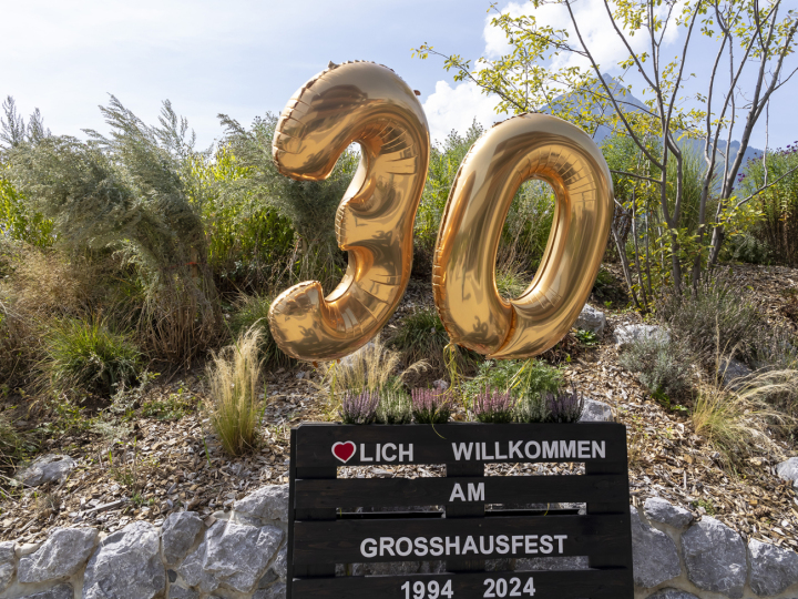 30-Jahr-Jubiläum / Einweihung Grosshaus Aeschiried. Bild: Michael Schinnerling