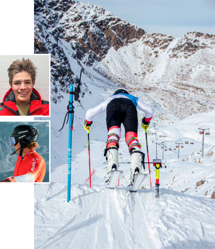 Josua Künzi (kleines Bild oben) und Nils Bircher (unten) sind gut vorbereitet. BILDER: ZVG