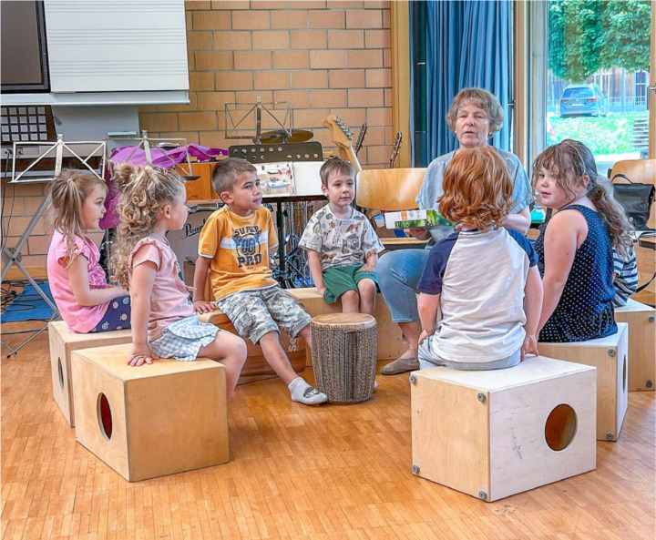 Der Kurs «Musik und Bewegung» ist oft der erste Berührungspunkt mit der Musikschule. BILD: ZVG