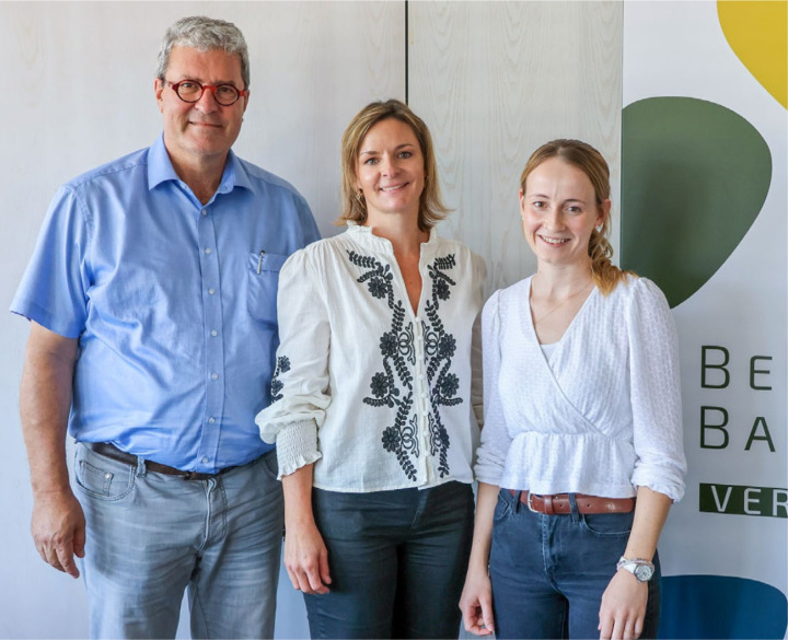 V. l.: Mathias Grünig, Gaby Mumenthaler und Leana Waber BILD: ZVG