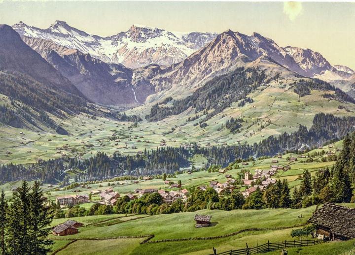 Ansicht von Adelboden aus dem Jahr 1905. BILD: HELVETICARCHIVES