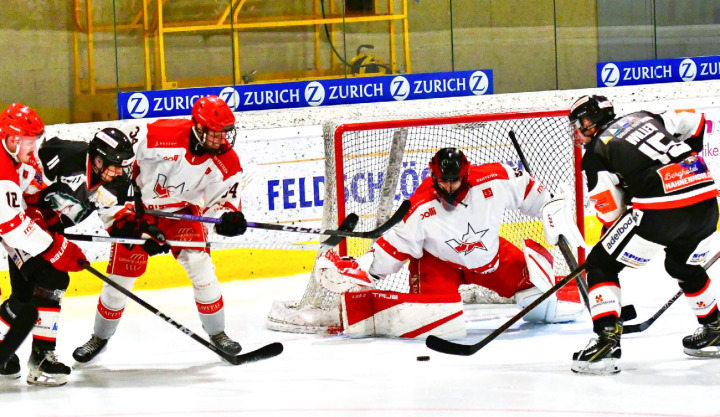 Fabian Willen (r.) tauchte zeitweise alleine vor Torhüter Misciali auf. BILD: BJÖRN ZRYD