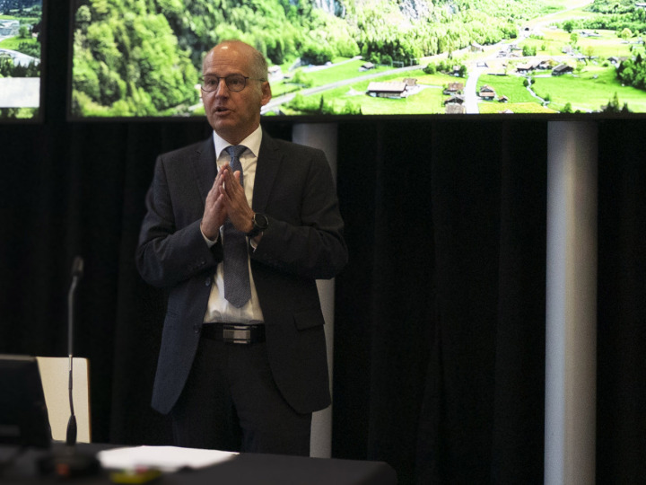 Adrian Goetschi, Gesamtprojektleiter der Munitionsräumung in Mitholz. Bild: HSF